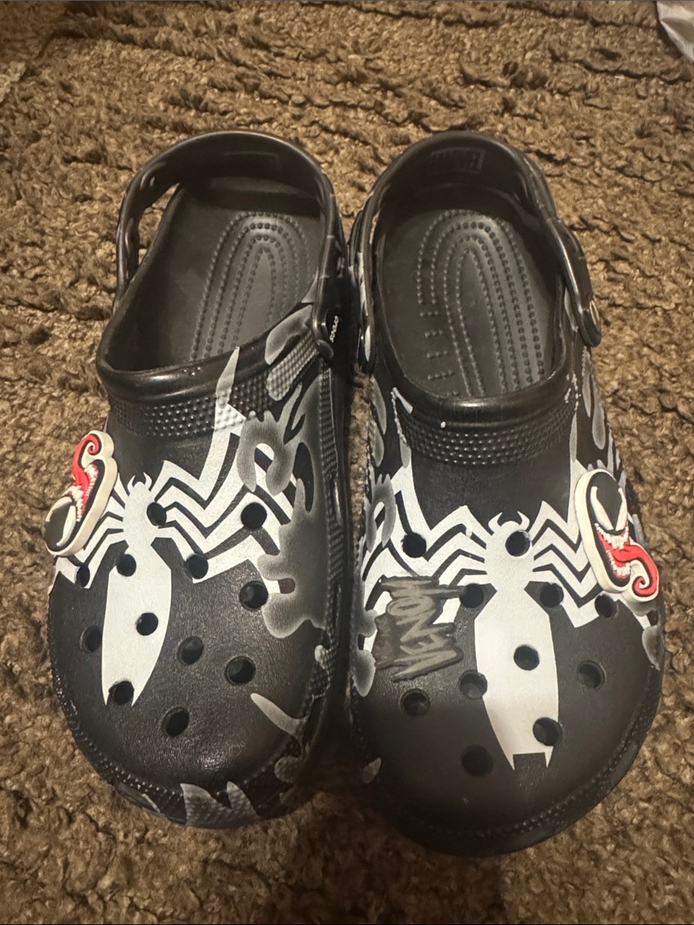 Spider Graphic Crocs
